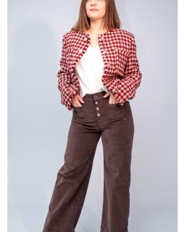 Blazer bouclé LIU JO à motif pied-de-poule LIU JO - 3