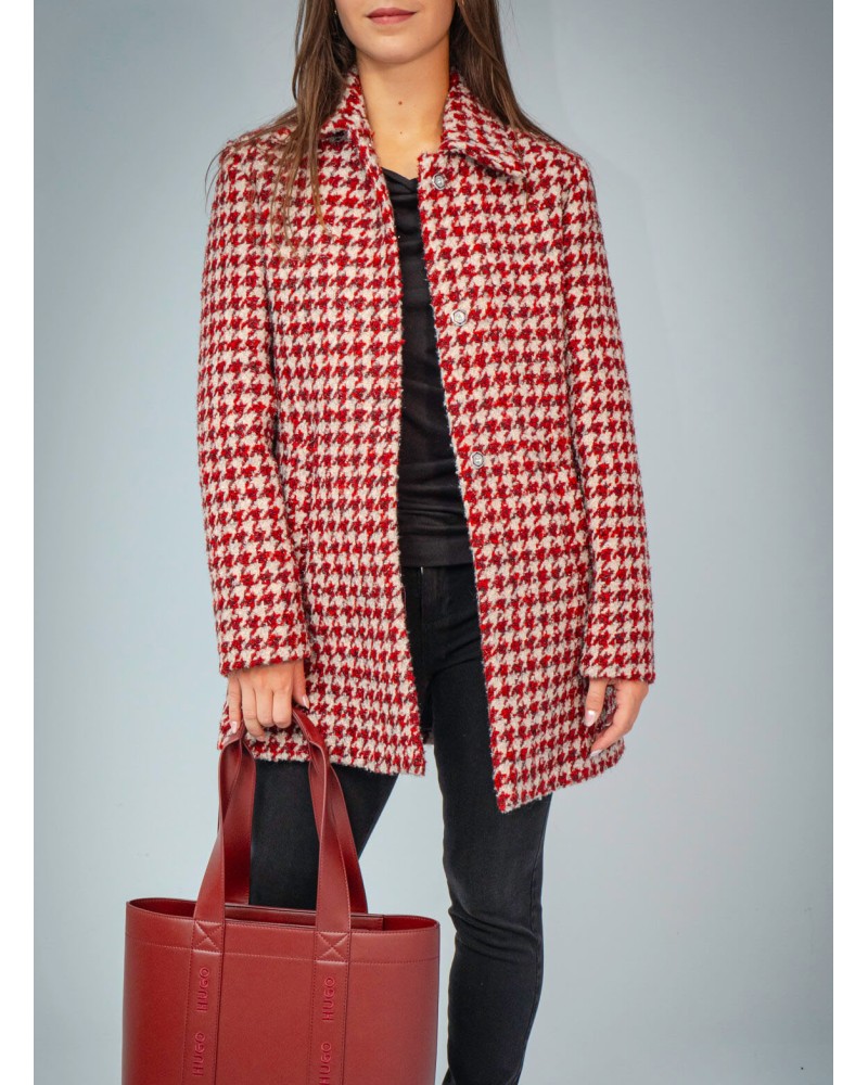 Manteau bouclé LIU JO pied-de-poule LIU JO - 4