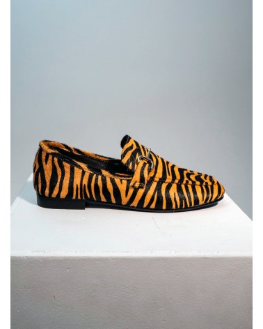 Mocassins BIBI LOU en cuir de poney zèbre BIBI LOU - 1