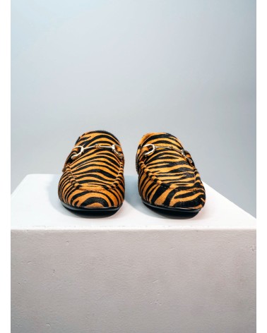 Mocassins BIBI LOU en cuir de poney zèbre BIBI LOU - 3