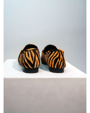 Mocassins BIBI LOU en cuir de poney zèbre BIBI LOU - 4