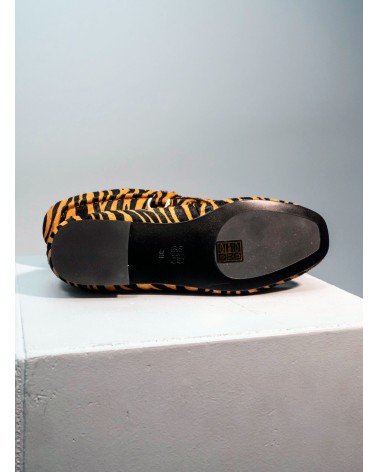 Mocassins BIBI LOU en cuir de poney zèbre BIBI LOU - 5
