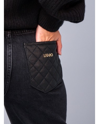 Jean droit taille haute LIU JO cropped LIU JO - 4