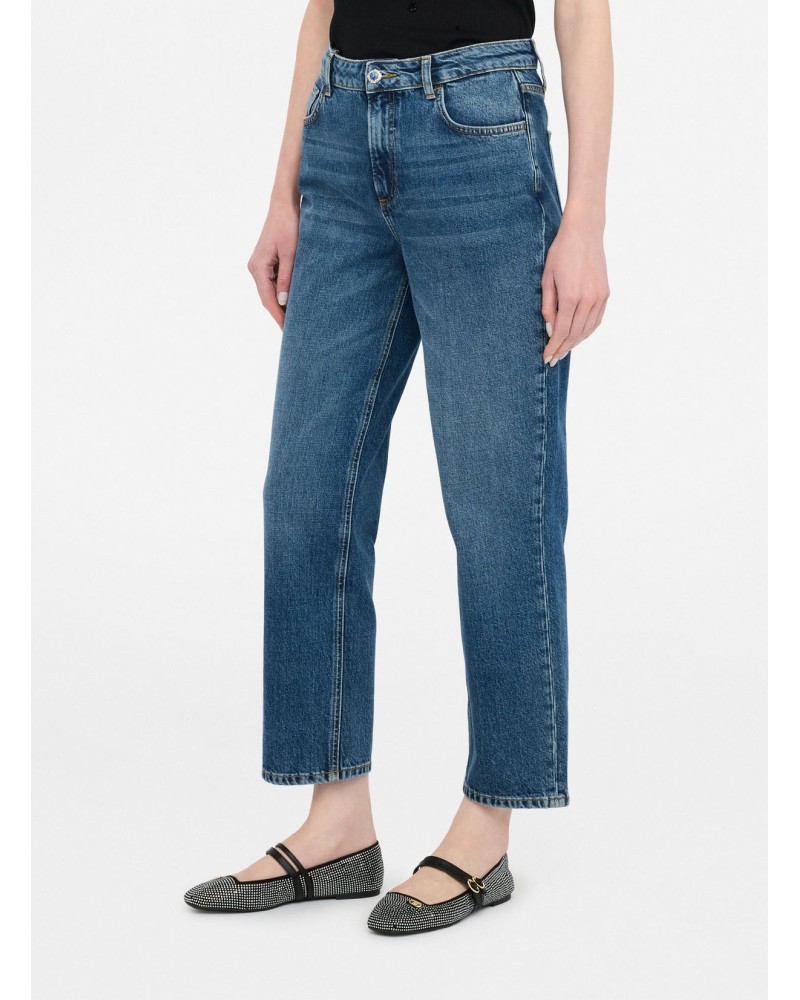 Jean droit taille haute LIU JO cropped LIU JO - 7