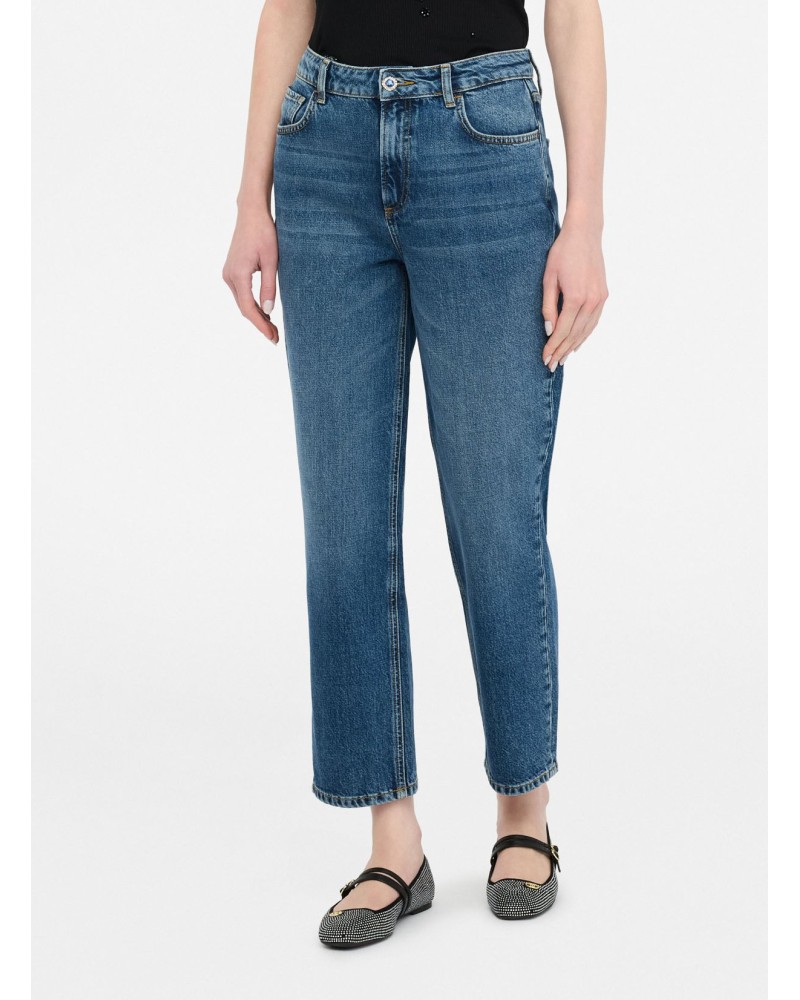 Jean droit taille haute LIU JO cropped LIU JO - 9