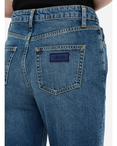 Jean droit taille haute LIU JO cropped LIU JO - 10