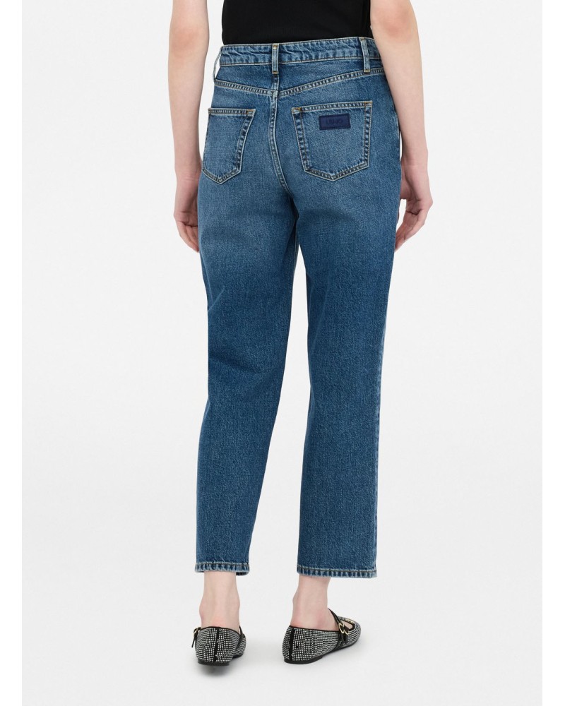 Jean droit taille haute LIU JO cropped LIU JO - 11