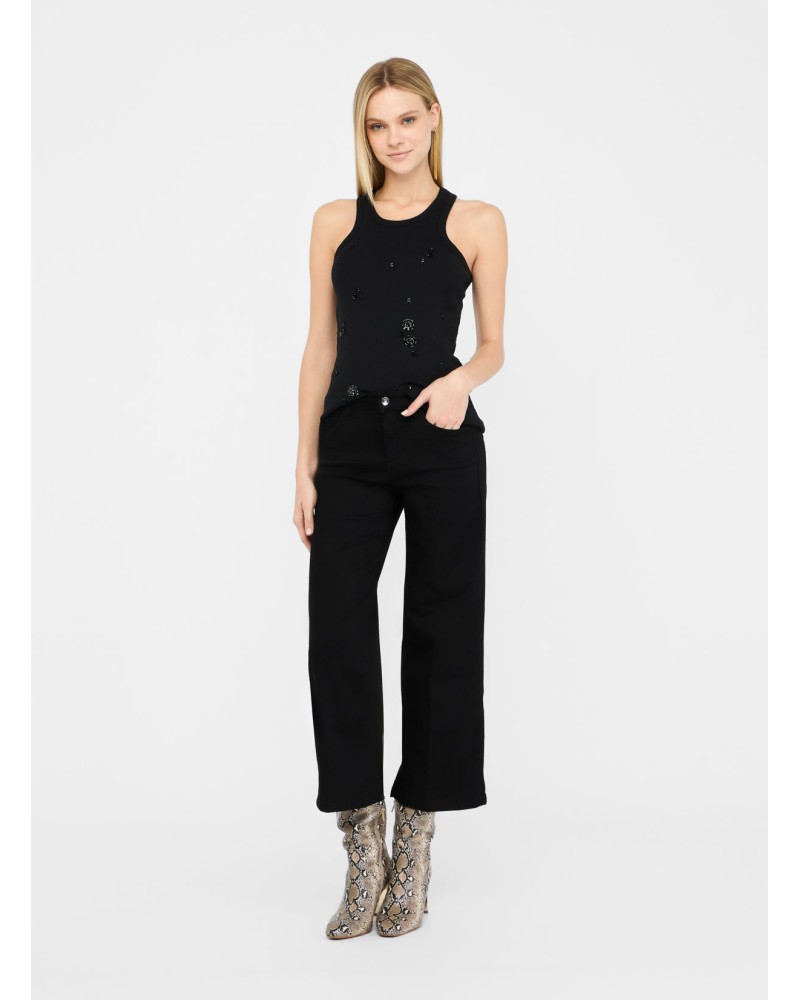 Jean flare cropped LIU JO Better Bottom Up LIU JO - 10