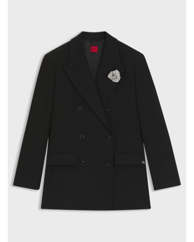 Veste oversize HUGO Amelora avec broche strass au revers HUGO - 1