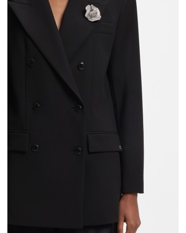 Veste oversize HUGO Amelora avec broche strass au revers HUGO - 4