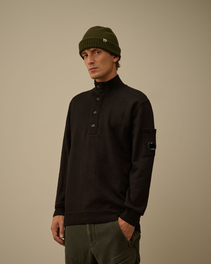 Pull Cp company Merino Wool Felted Half Button Cp company - 2