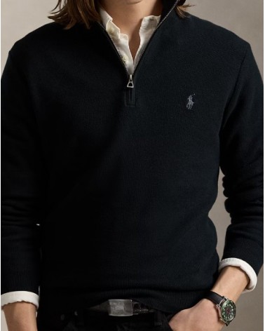 Pull demi-zippé en coton piqué Ralph Lauren Ralph Lauren - 3