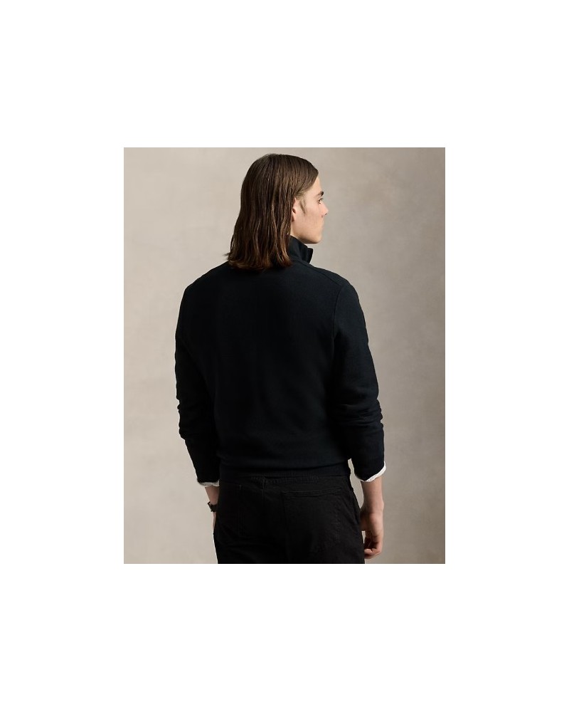 Pull demi-zippé en coton piqué Ralph Lauren Ralph Lauren - 4