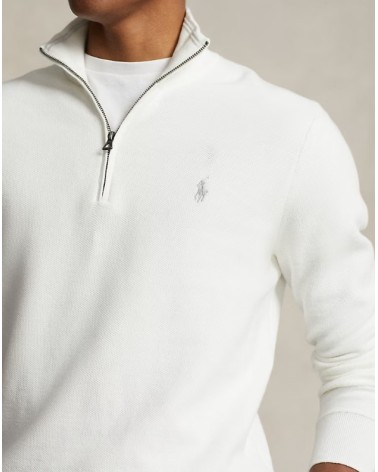 Pull demi-zippé en coton piqué Ralph Lauren Ralph Lauren - 3