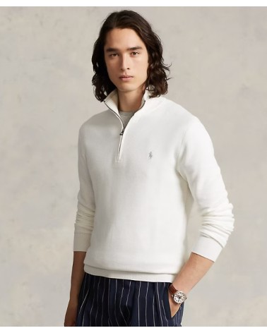 Pull demi-zippé en coton piqué Ralph Lauren Ralph Lauren - 2