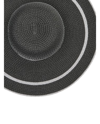 Chapeau de paille à larges bords, lurex et strass LIU JO LIU JO - 2