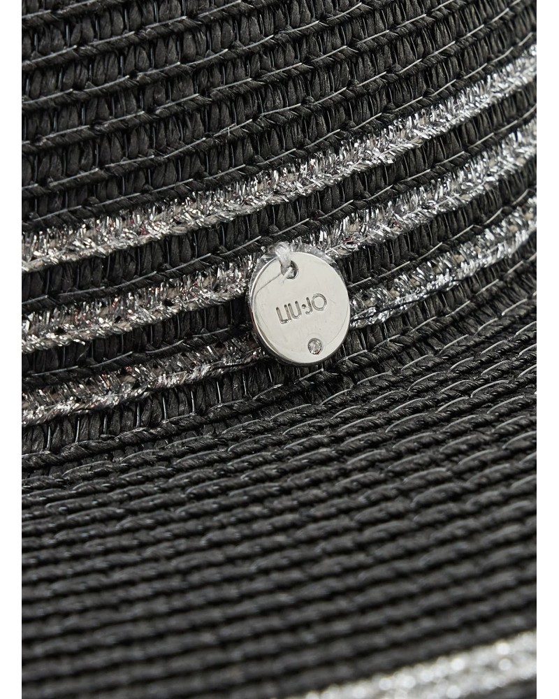 Chapeau de paille à larges bords, lurex et strass LIU JO LIU JO - 3