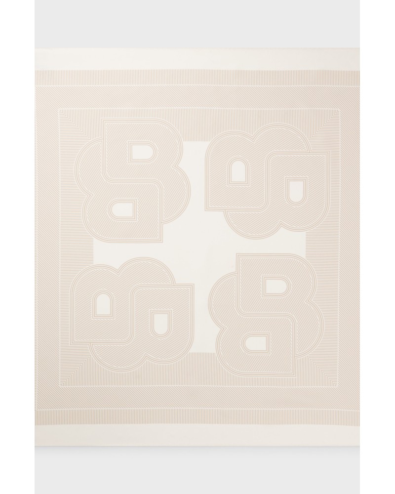 Foulard carré BOSS Lainy 90×90 en twill de soie BOSS - 1