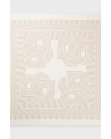 Foulard carré BOSS Lainy 90×90 en twill de soie BOSS - 1