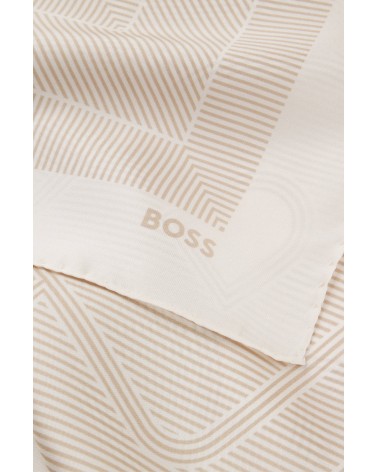 Foulard carré BOSS Lainy 90×90 en twill de soie BOSS - 2