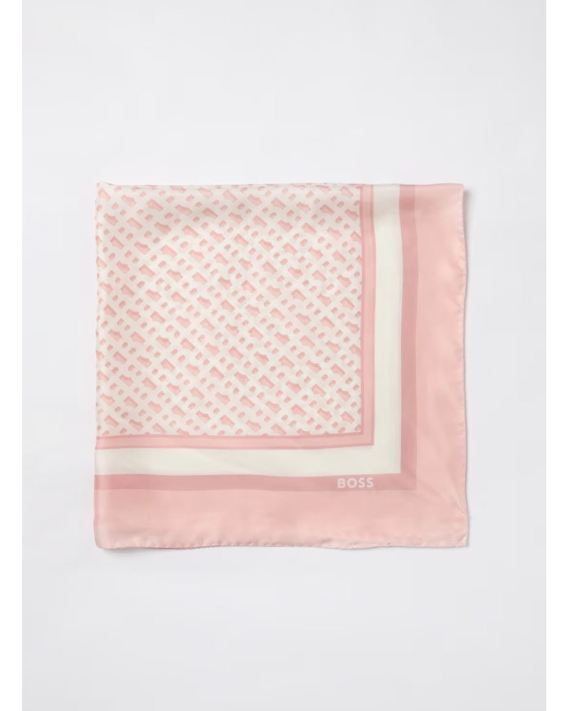 Foulard carré BOSS Lainy 90×90 en twill de soie BOSS - 4