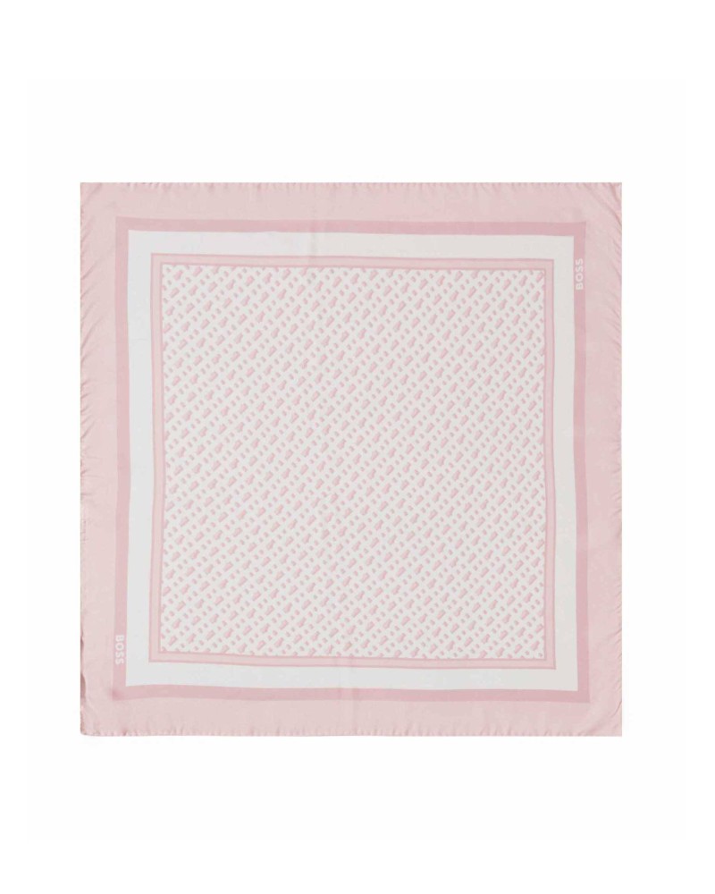 Foulard carré BOSS Lainy 90×90 en twill de soie BOSS - 5