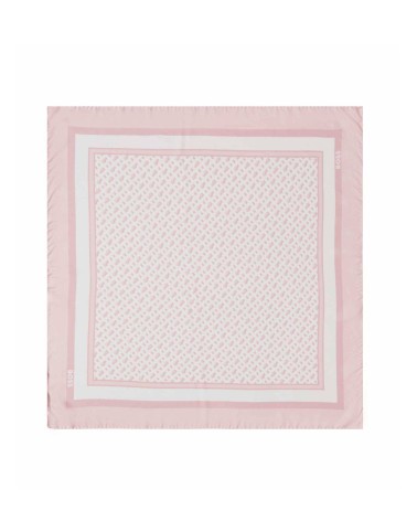 Foulard carré BOSS Lainy 90×90 en twill de soie BOSS - 5