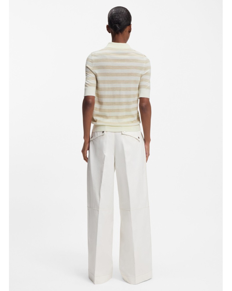 Pull polo BOSS Fidenka en laine mérinos BOSS - 1