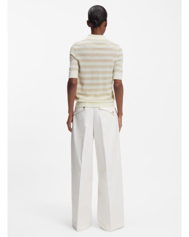 Pull polo BOSS Fidenka en laine mérinos BOSS - 1