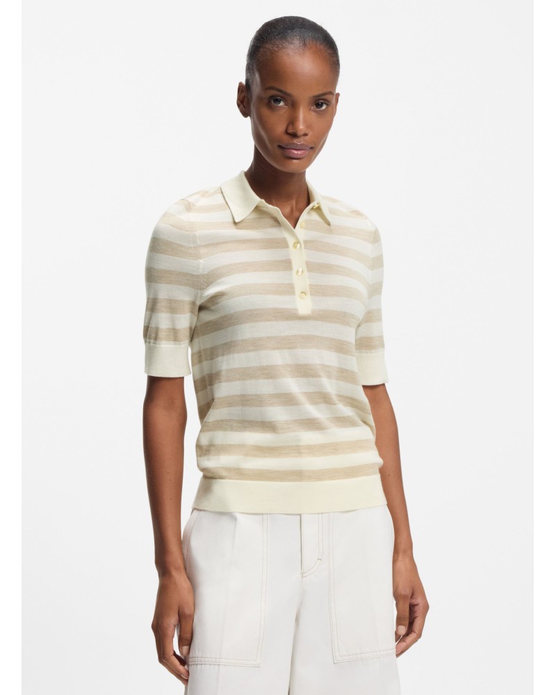 Pull polo BOSS Fidenka en laine mérinos BOSS - 2