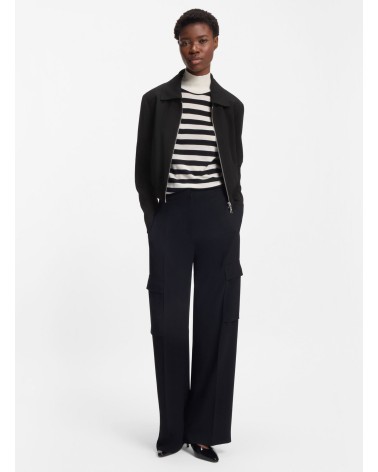 Veste crêpe BOSS Jocalena regular fit zippée BOSS - 1