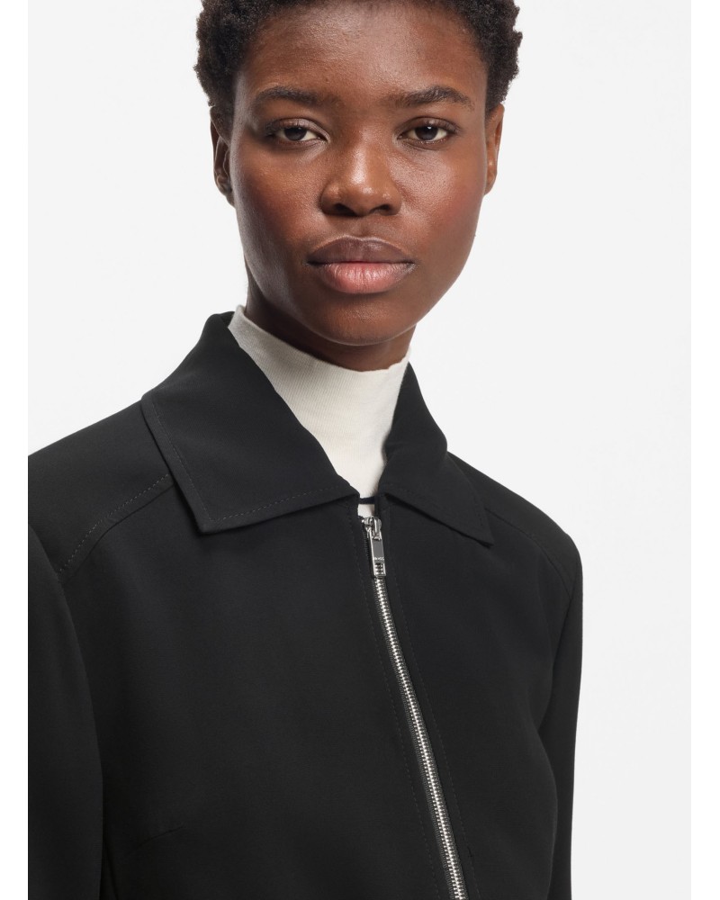 Veste crêpe BOSS Jocalena regular fit zippée BOSS - 4