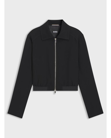 Veste crêpe BOSS Jocalena regular fit zippée BOSS - 6