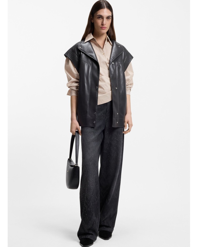 Chemisier BOSS C_Brapen regular à rayures, cache-cœur BOSS - 3