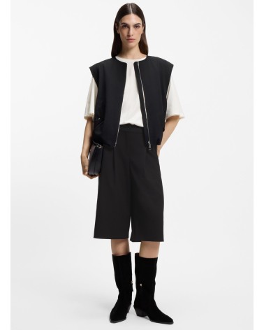 Bermuda BOSS C_Talarina regular évasé en twill stretch BOSS - 2