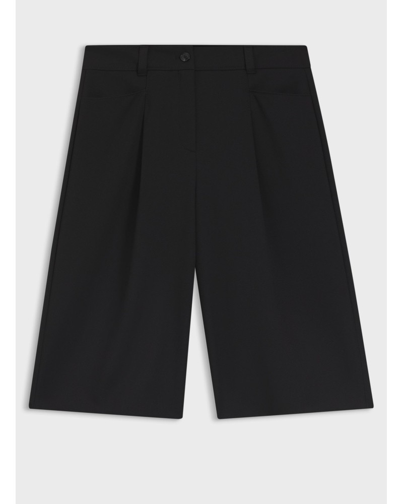 Bermuda BOSS C_Talarina regular évasé en twill stretch BOSS - 5