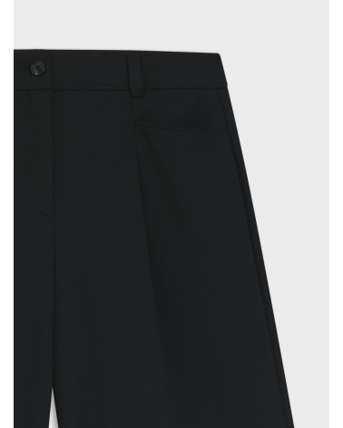 Bermuda BOSS C_Talarina regular évasé en twill stretch BOSS - 6