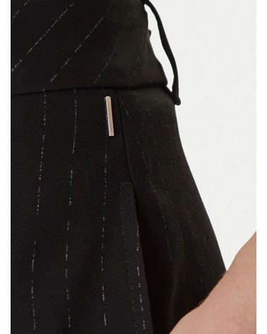 Pantalon relaxed BOSS Tiana4 taille haute, long en viscose BOSS - 4