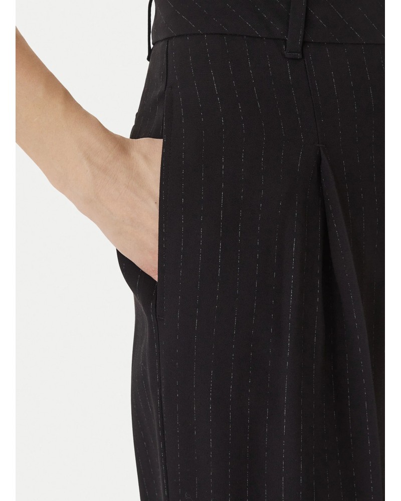 Pantalon relaxed BOSS Tiana4 taille haute, long en viscose BOSS - 5