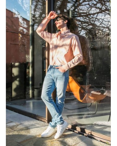 Jean Toucher Doux Ecoresponsable - Bleu Ciel Blue cult - 8