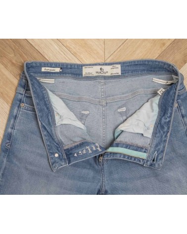 Jean Toucher Doux Ecoresponsable - Bleu Ciel Blue cult - 5