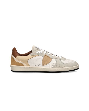Basket Philippe Model PGAL LOW MAN VEAU DAIM_LAIT BRUN Philippe Model - 1