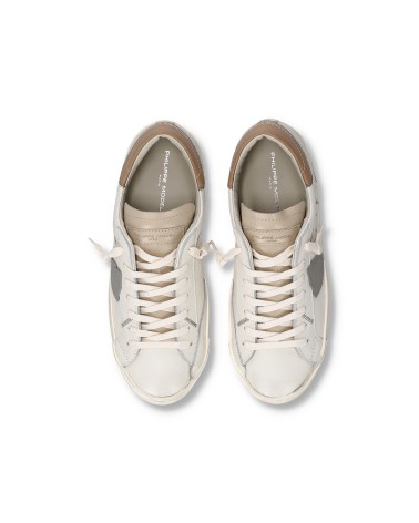 Basket Philippe Model PRSX LOW MAN VEAU CERF_LAIT MUD Philippe Model - 4