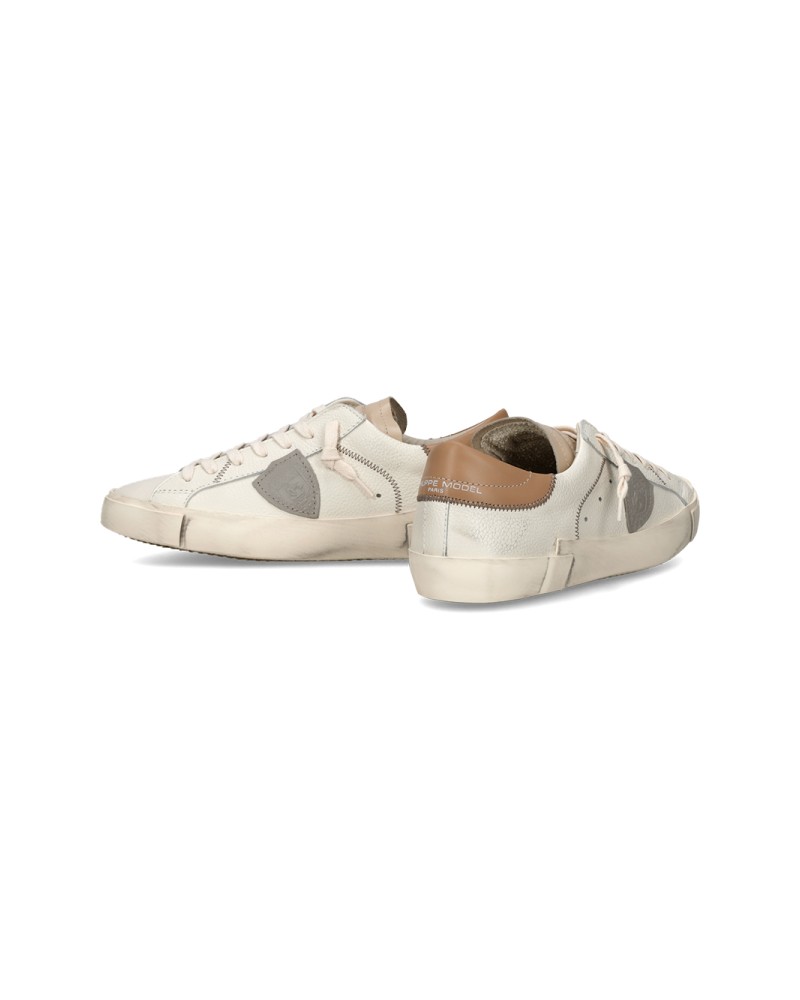 Basket Philippe Model PRSX LOW MAN VEAU CERF_LAIT MUD Philippe Model - 6