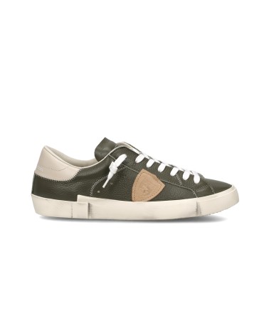Basket Philippe Model PRSX LOW MAN VEAU CERF_MILITAIRE Philippe Model - 1