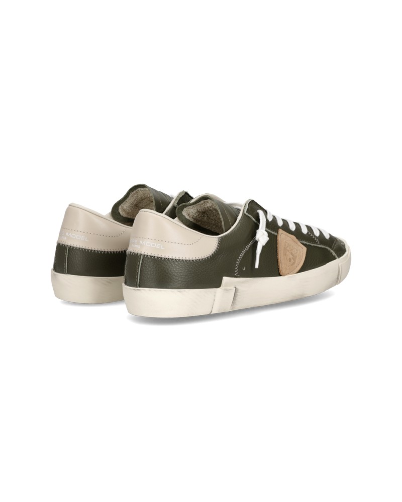 Basket Philippe Model PRSX LOW MAN VEAU CERF_MILITAIRE Philippe Model - 3
