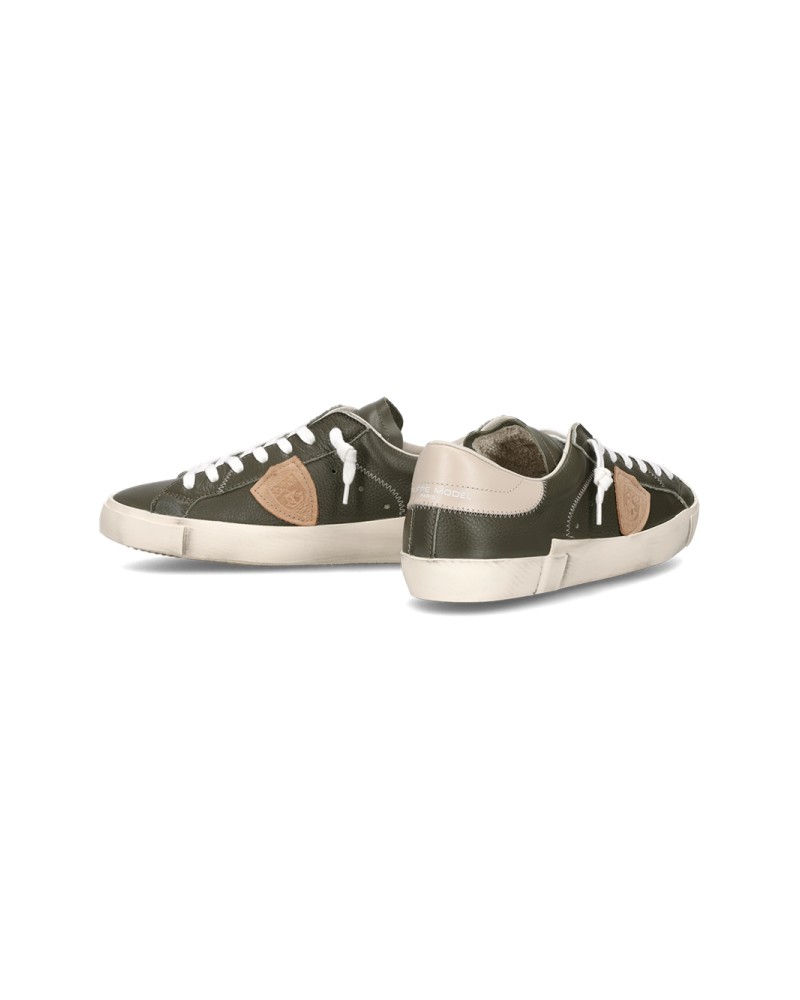 Basket Philippe Model PRSX LOW MAN VEAU CERF_MILITAIRE Philippe Model - 6