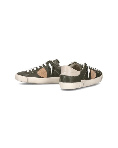 Basket Philippe Model PRSX LOW MAN VEAU CERF_MILITAIRE Philippe Model - 6
