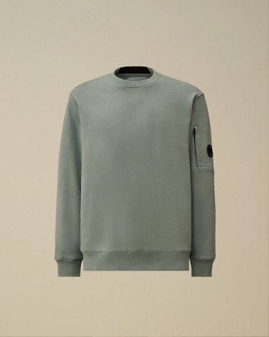 Sweat Diagonal Raised Fleece Crewneck Lens Cp company Cp company - 7