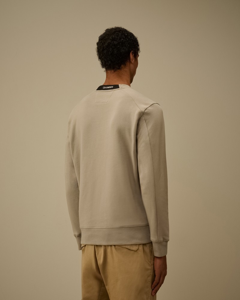 Sweat Diagonal Raised Fleece Crewneck Lens Cp company Cp company - 13
